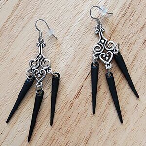 Amazon Gothic Sword Earrings